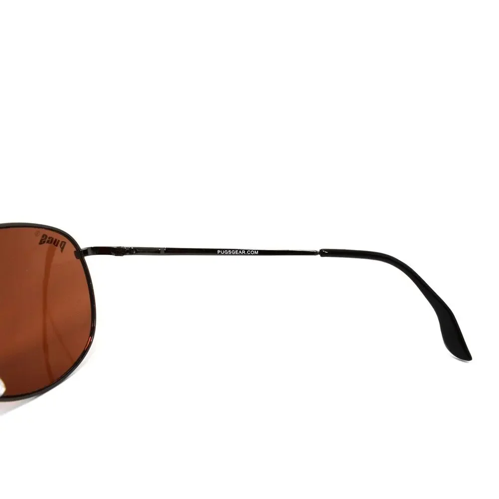 Pugs Aviator Day/Night Sunglasses - LENSES FAIR / FRAMES GOOD CONDITION